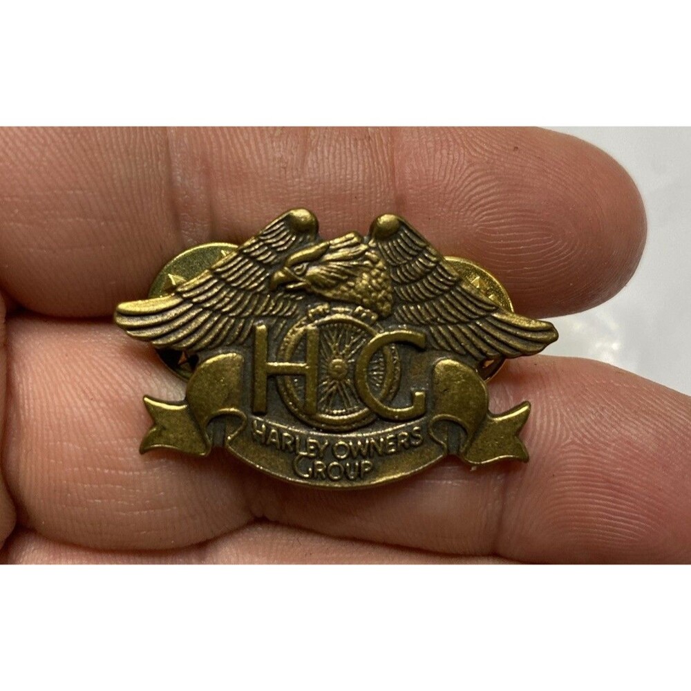 Vintage 1983 Harley Davidson Owners Group Pin